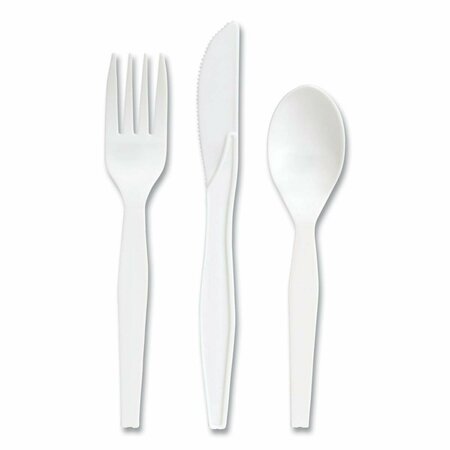 TRASCOCINA Mediumweight Plastic Cutlery, White, 100PK TR3200182